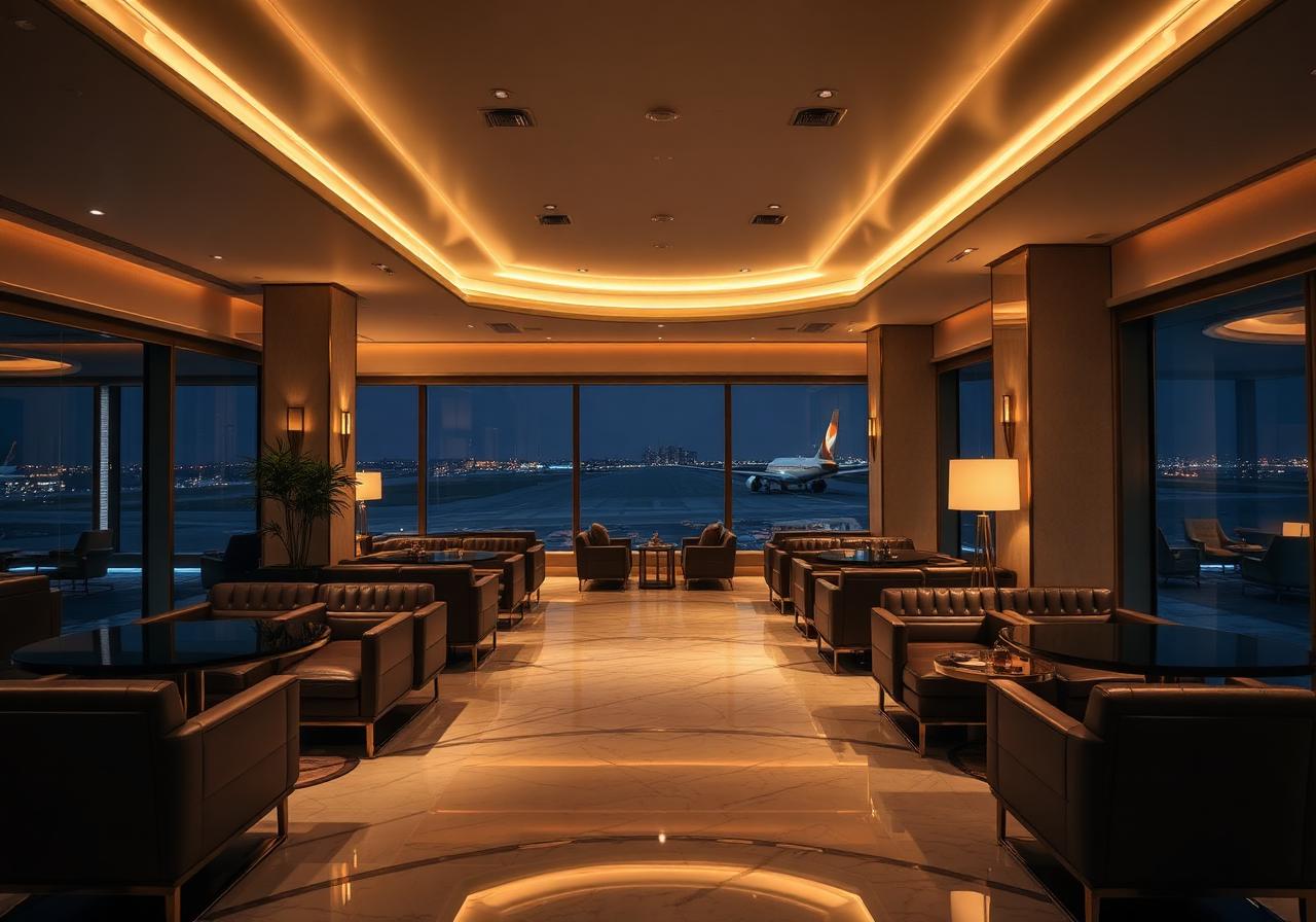The quiet side of the airport